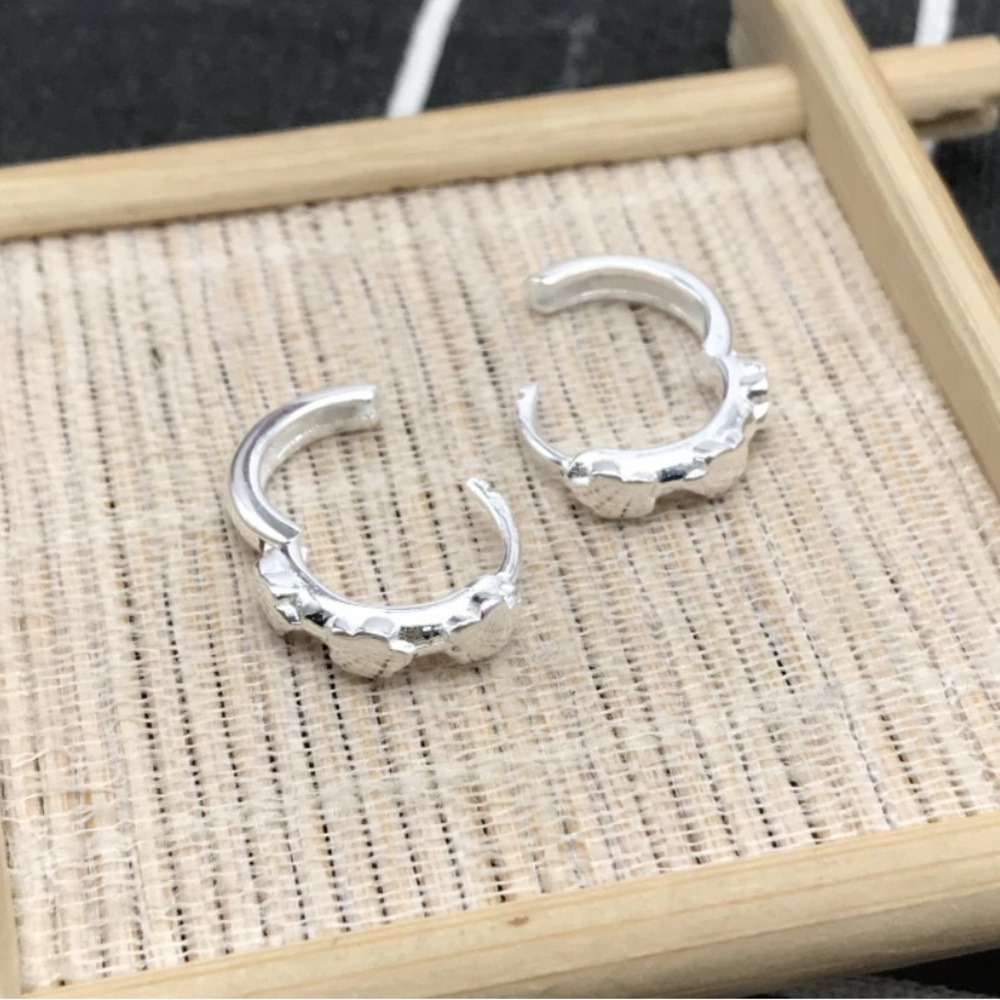 Silver Crown Rings - Picture 8 of 9